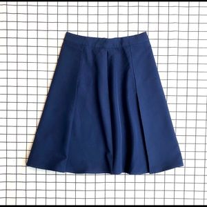 Dark Blue Navy Knee Length Skirt